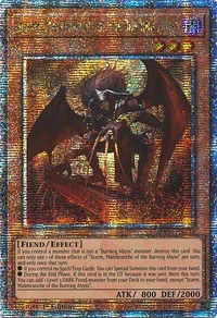 Scarm, Malebranche of the Burning Abyss (Quarter Century Secret Rare)