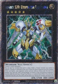 Number S39: Utopia the Lightning (Platinum Secret Rare)