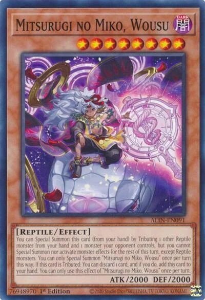 Mitsurugi no Miko, Wousu