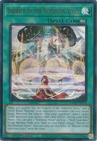 Barrier of the Voiceless Voice