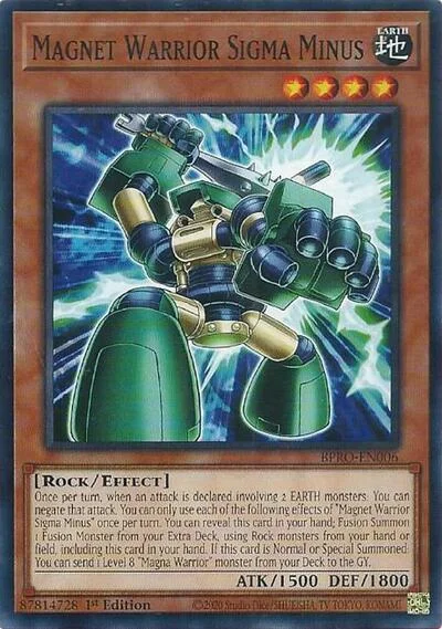 Magnet Warrior Sigma Minus