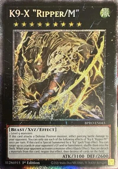 K9-X "Ripper/M" (Starlight Rare)