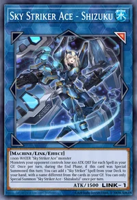 Sky Striker Ace - Shizuku (Alternate Art) (Starlight Rare)