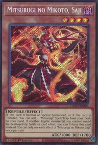 Mitsurugi no Mikoto, Saji (Secret Rare)