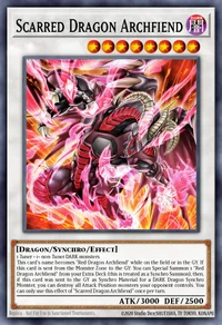 Scarred Dragon Archfiend (Secret Rare)