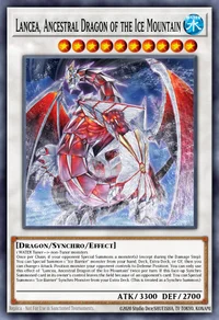 Lancea, Ancestral Dragon of the Ice Mountain (Platinum Secret Rare)