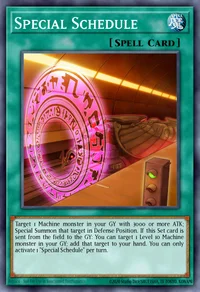 Special Schedule (Platinum Secret Rare)