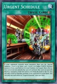 Urgent Schedule (Secret Rare)