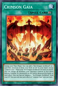 Crimson Gaia (Platinum Secret Rare)
