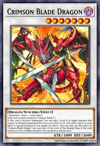Crimson Blade Dragon (Starlight Rare)