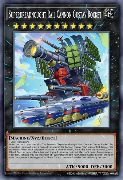 Superdreadnought Rail Cannon Gustav Rocket (Starlight Rare)