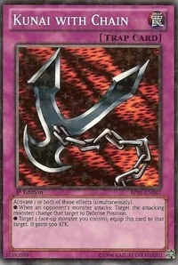 Kunai with Chain (Starfoil)