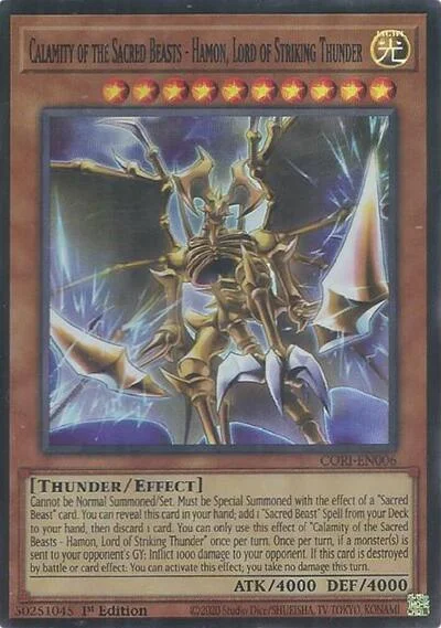 Calamity of the Sacred Beasts - Hamon, Lord of Striking Thunder