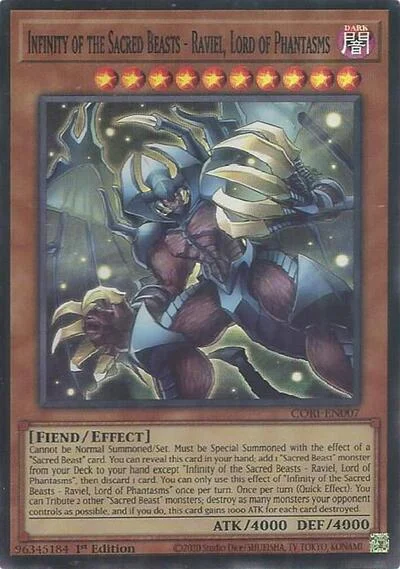 Infinity of the Sacred Beasts - Raviel, Lord of Phantasms