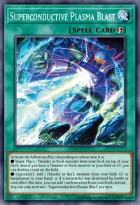 Superconductive Plasma Blast