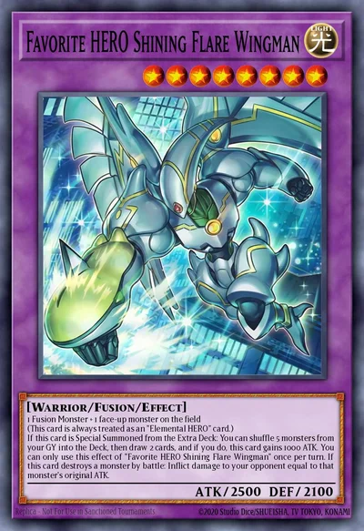 Favorite HERO Shining Flare Wingman (GMR)