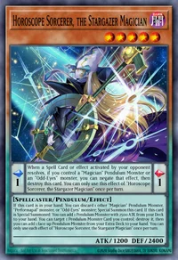 Horoscope Sorcerer, the Stargazer Magician (GMR)