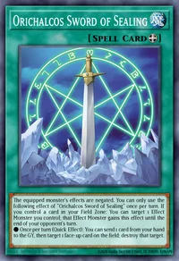 Orichalcos Sword of Sealing (Secret Rare)