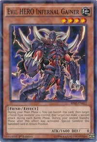 Evil HERO Infernal Gainer (Shatterfoil)