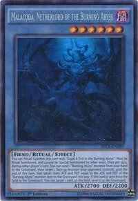 Malacoda, Netherlord of the Burning Abyss (Ghost Rare)