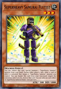 Superstarker Samurai Flötenspieler